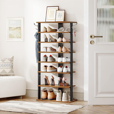 Vertical newest Shoe Rack, Narrow Shoe Organizer, Space Saving Shoe Shelf, Shoe Tower,